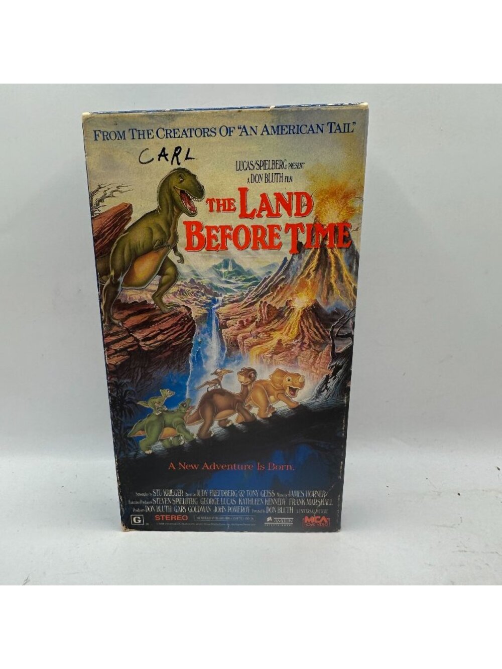The Land Before Time VHS 1989 Digitally Recorded MCA Home Video G
